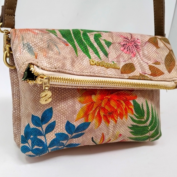 Desigual Atenas Mogil Floral Shoulder Bag - Picture 3 of 8